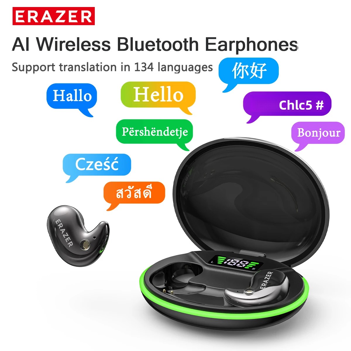 Noise Cancelling Headphone - Słuchawki douszne Bluetooth EARZER XF58 z