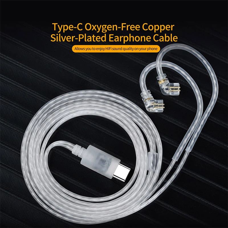 Kabel do słuchawek KZ OFC posr – Usb C Earphone recenzja i cena