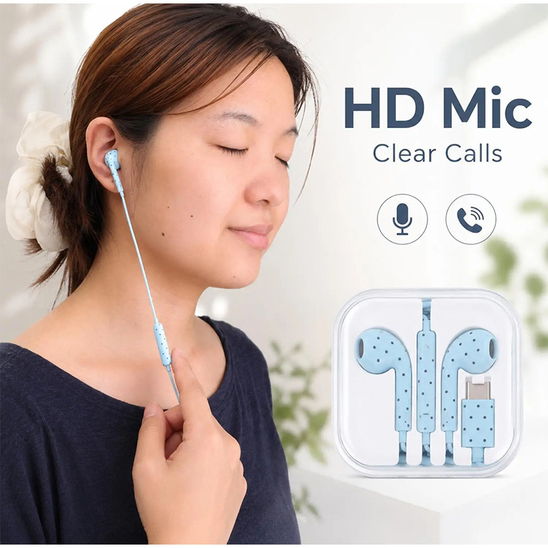 Słuchawki douszne typu C z wzo – Usb C Earphone recenzja i cena