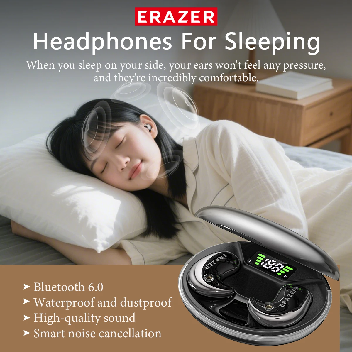 Słuchawki douszne Bluetooth EA – Noise Cancelling Headphone recenzja i cena