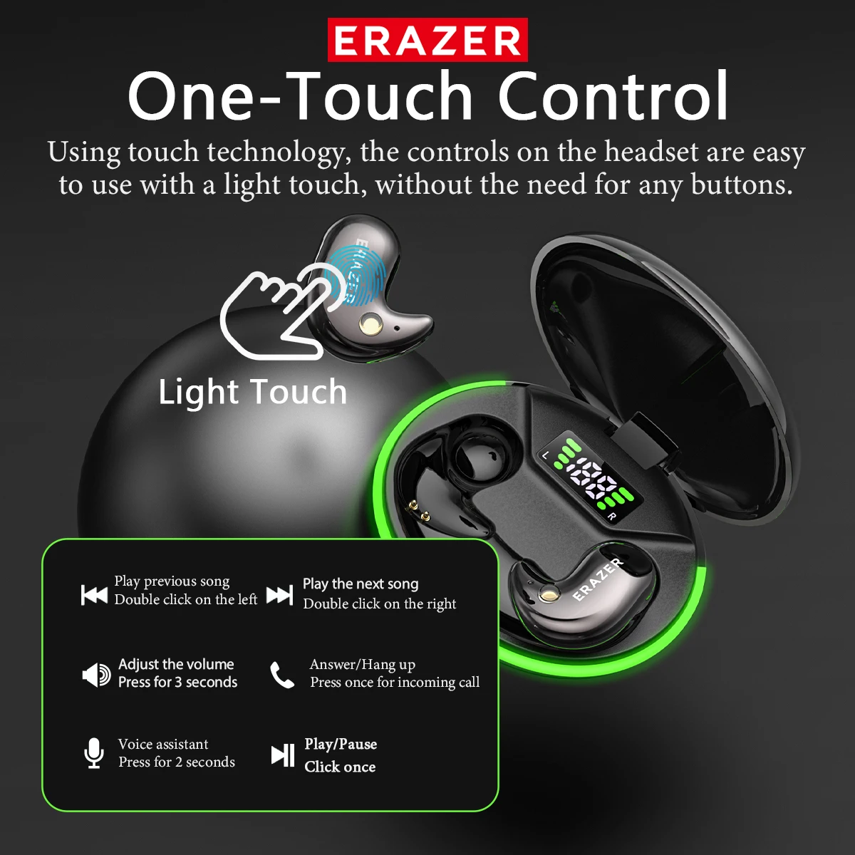 Słuchawki douszne Bluetooth EA – Noise Cancelling Headphone recenzja i cena