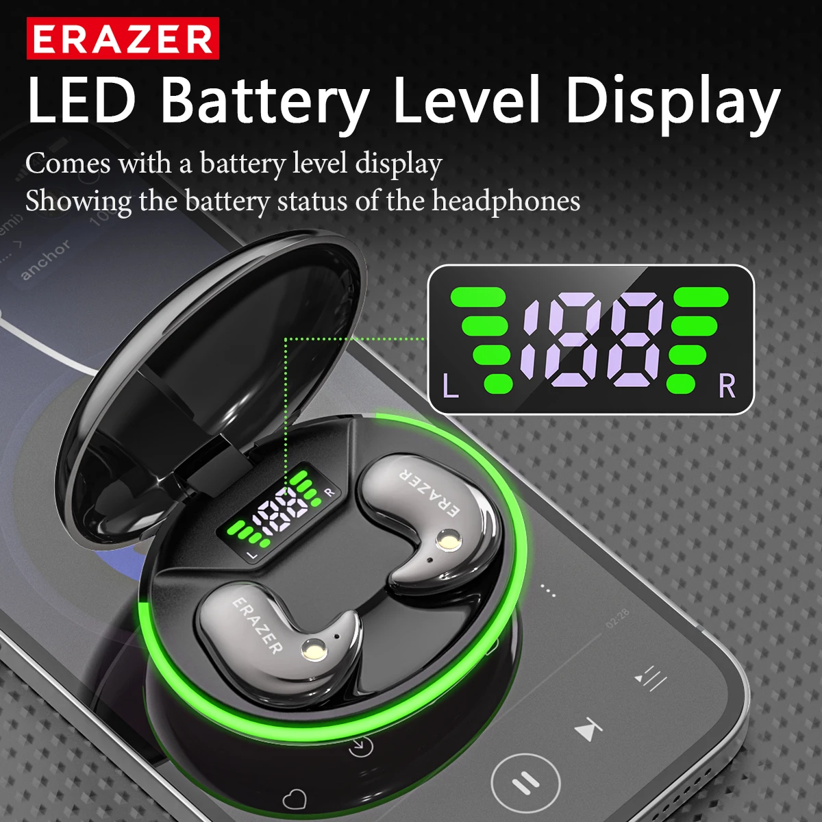 Słuchawki douszne Bluetooth EA – Noise Cancelling Headphone recenzja i cena